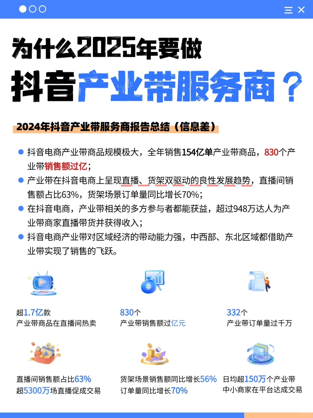 2025年适合入局抖音产业带服务商吗？