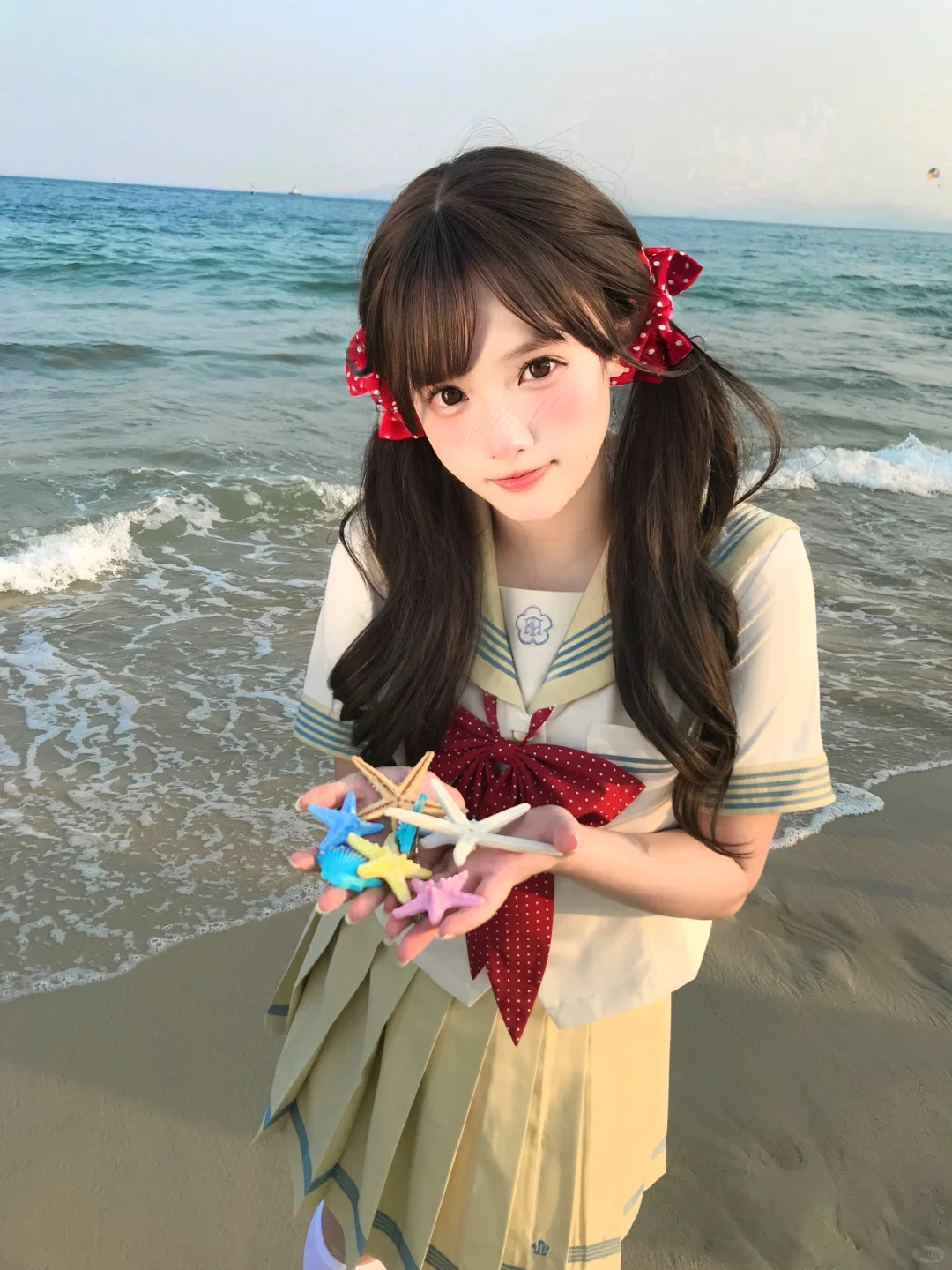 存一些去海边的拍照姿势≽^ ⦁ ⩊ ⦁ ^≼?️