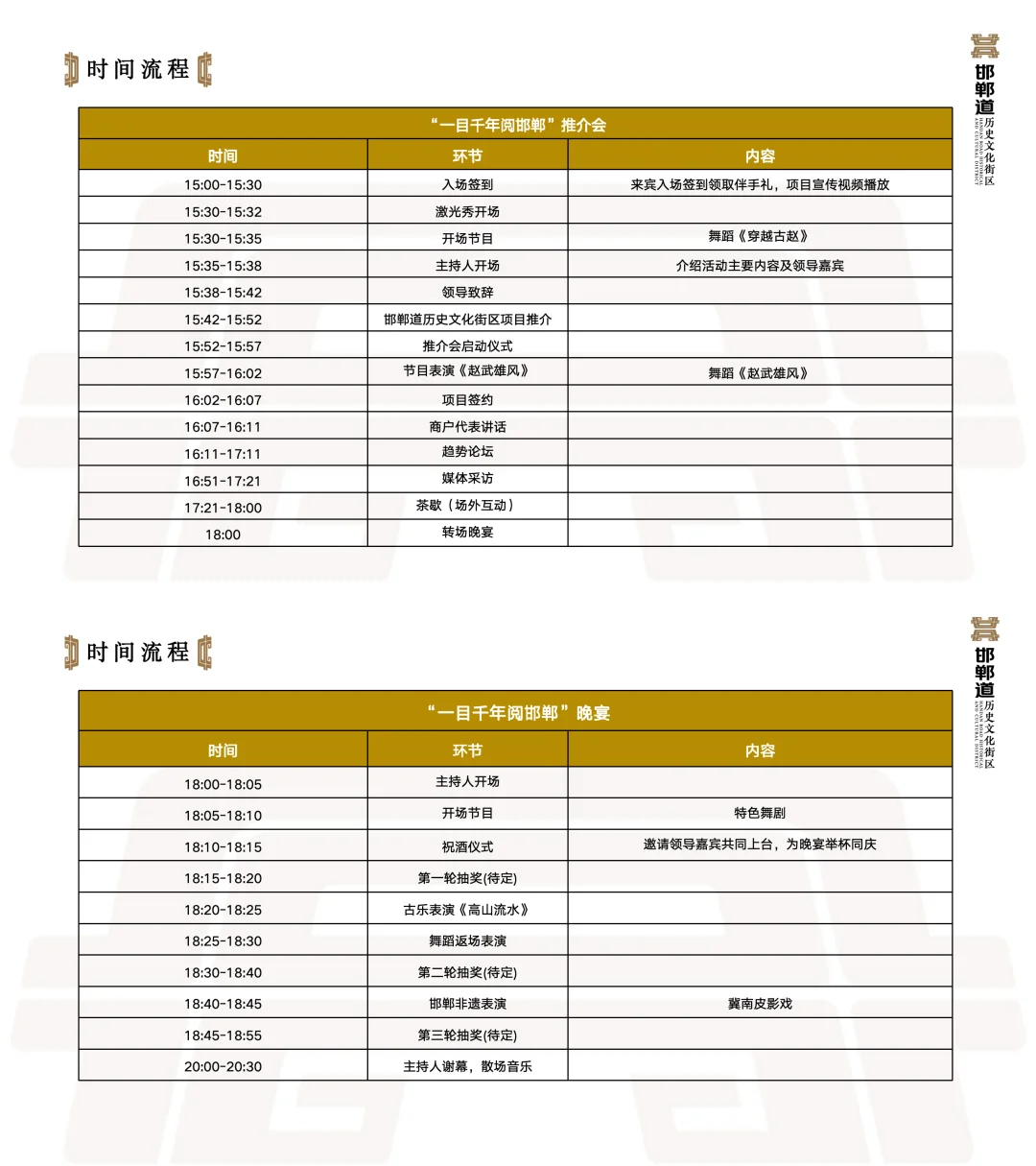 邯郸道历史文化街区文旅项目推广活动