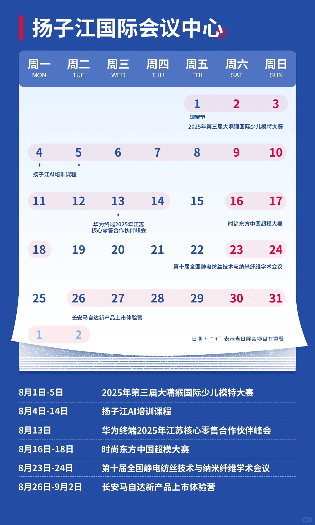 8月必冲展会！速来集合