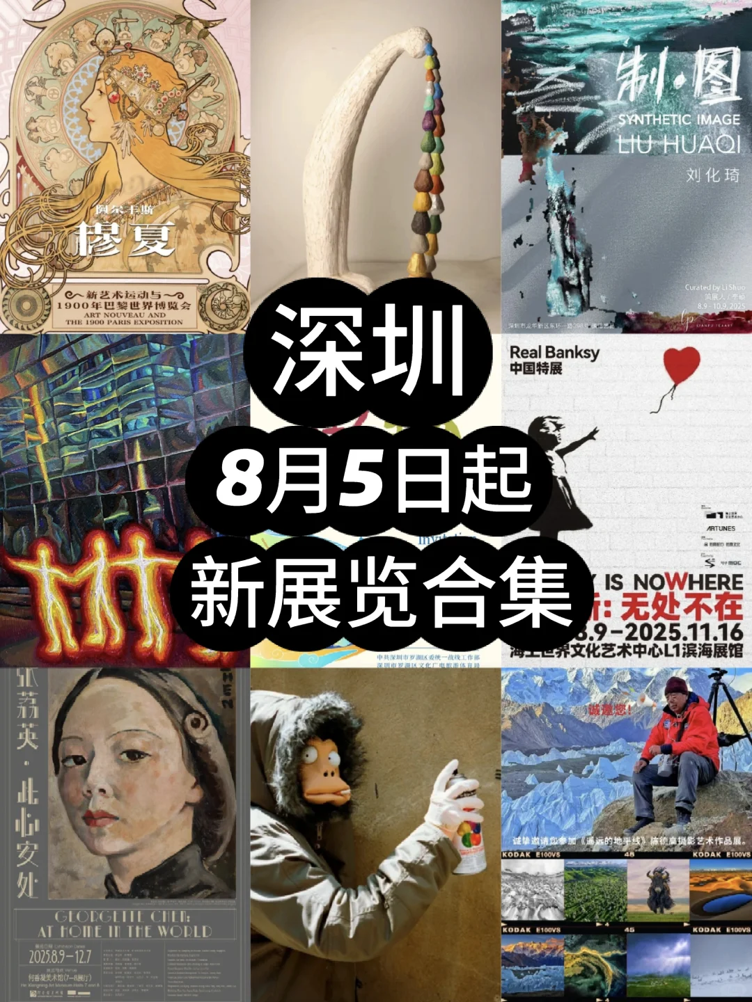 码住码住！深圳8月展览船新出炉～