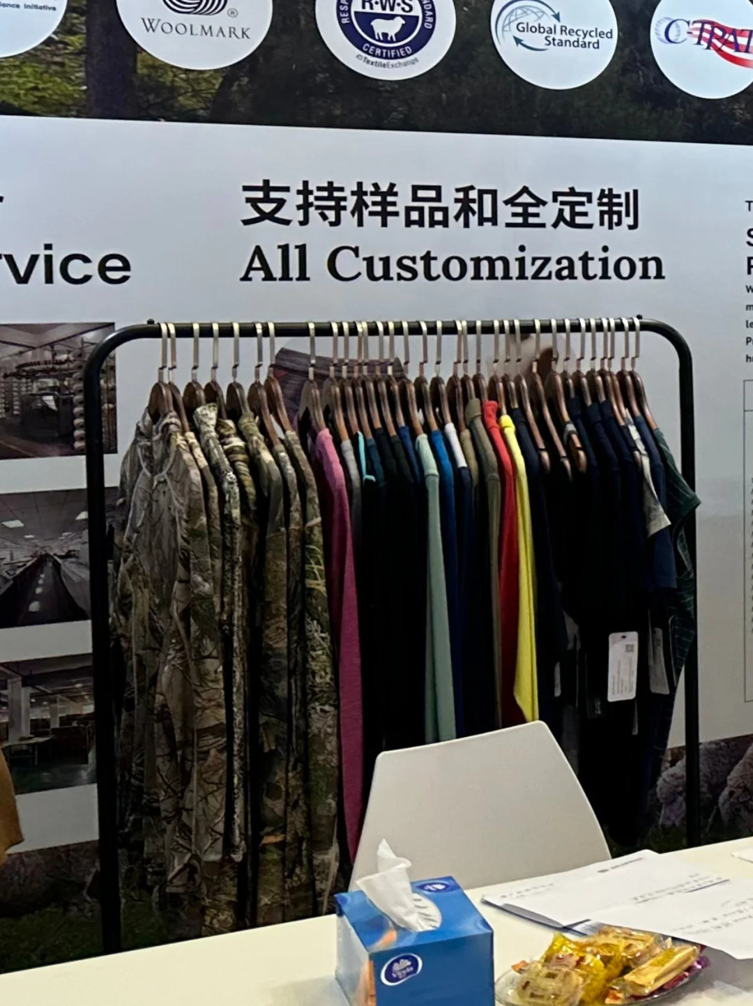 ?上海功能性纺织品展进行中|羊毛控必冲