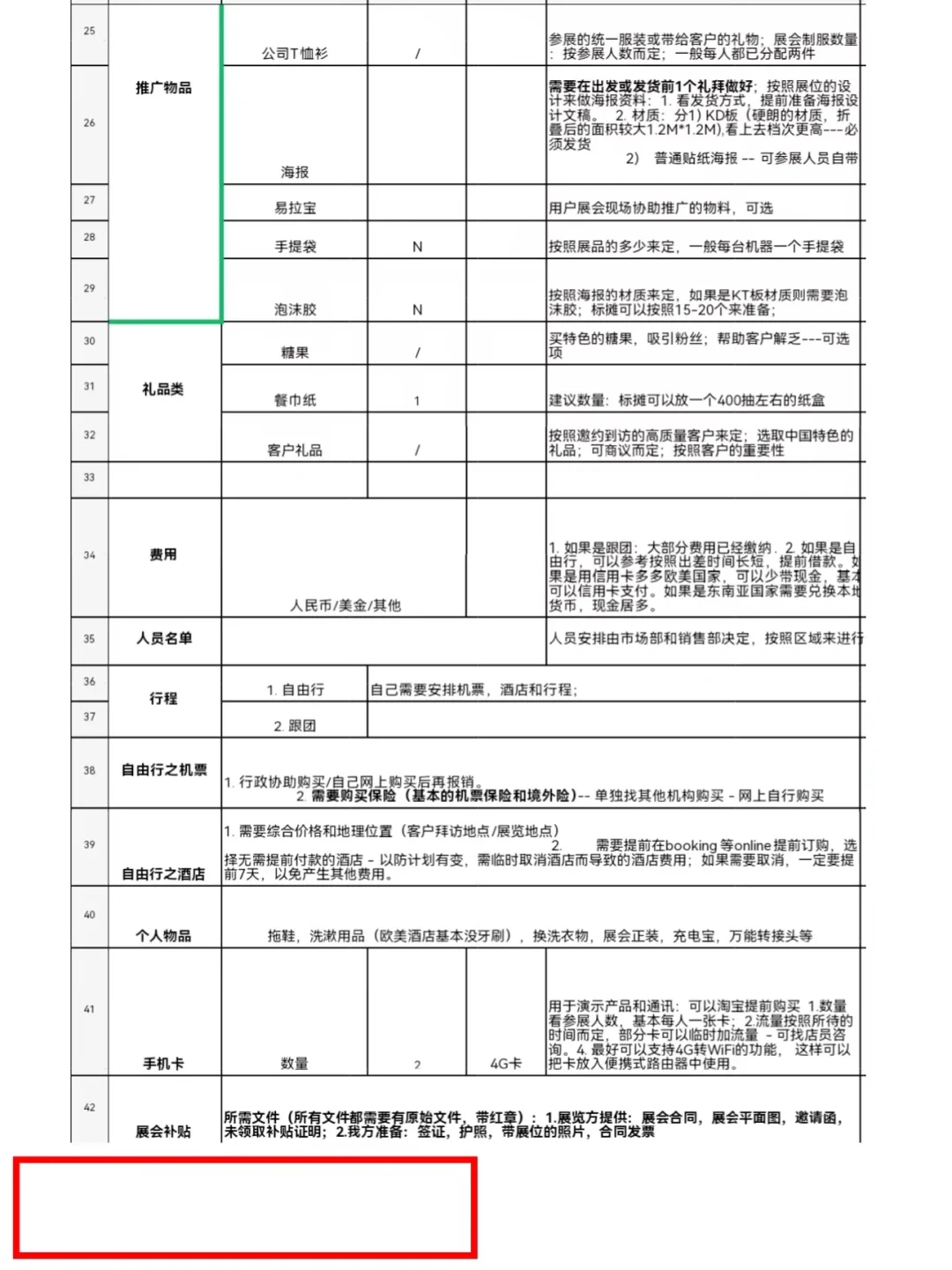 这份展会清单 | 让你展会效果翻倍!
