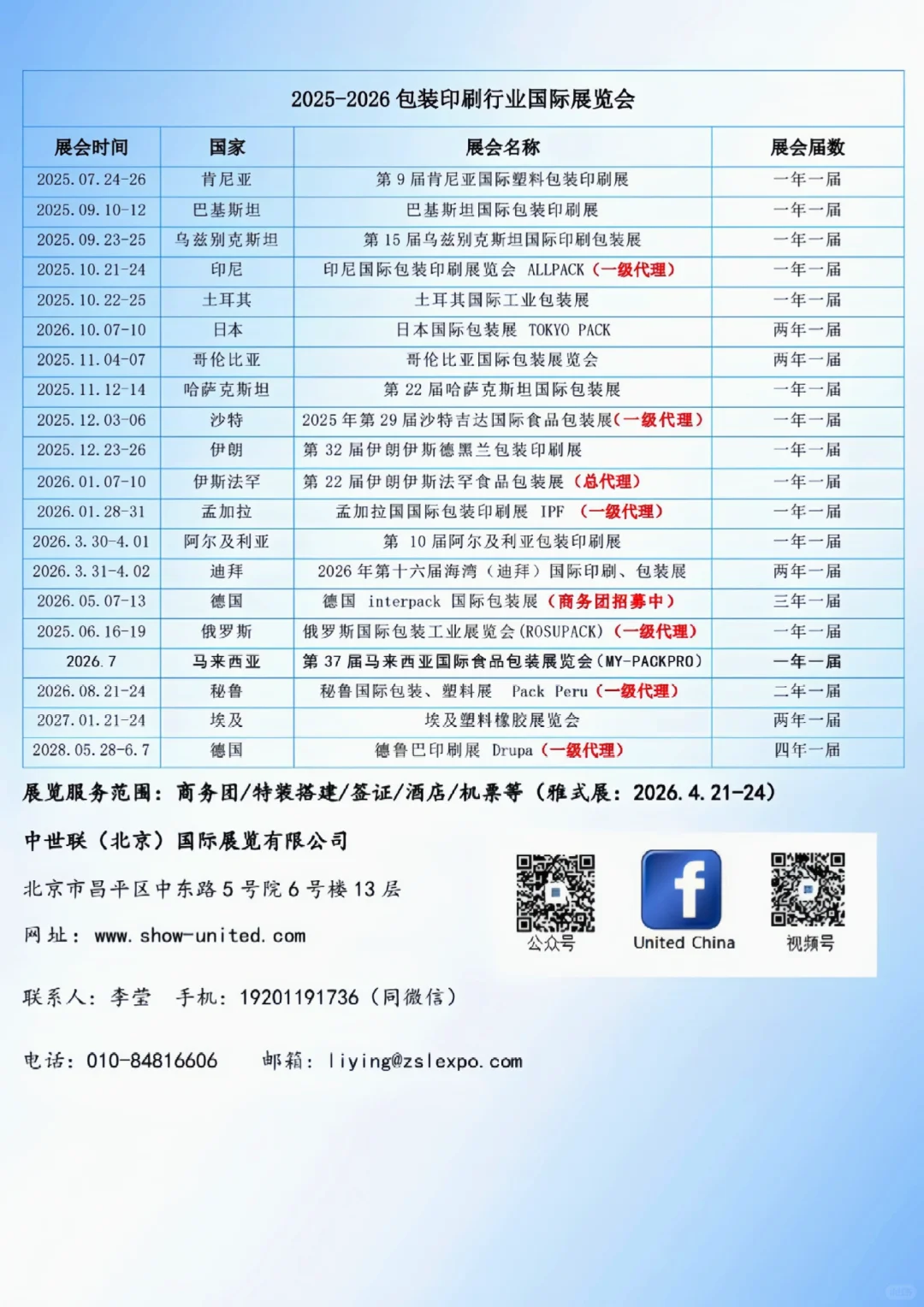 境外知名橡塑包装展会有什么？