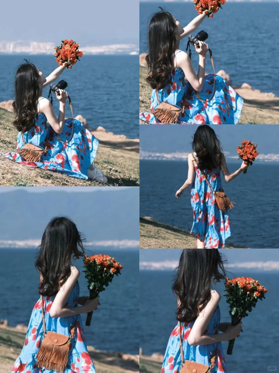 哥弟这条裙子太有氛围感了！海边出片率拉满
