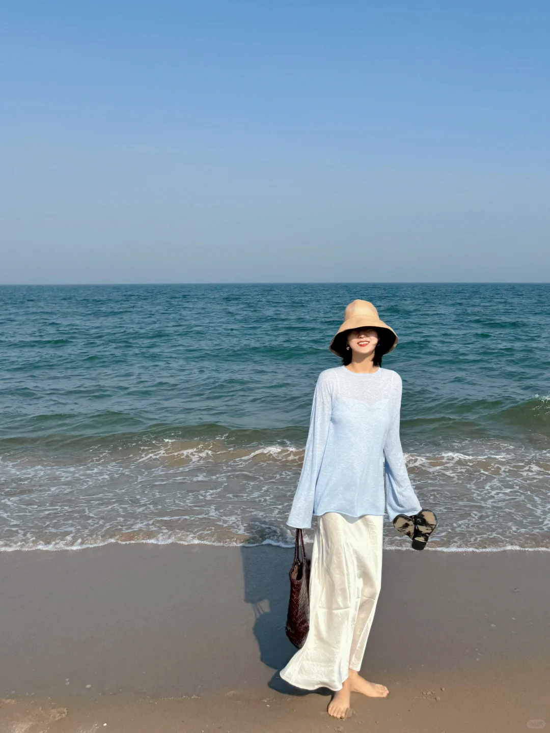 五一出游穿搭|海边和蓝白色系很配哟