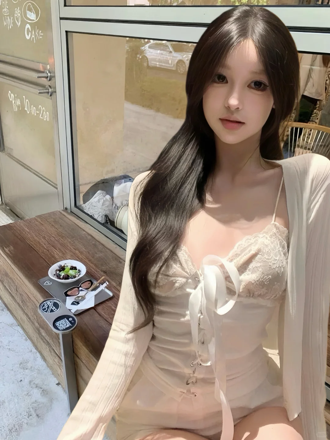 夏季约会战袍！蕾丝吊带➕开衫 又纯又欲！?