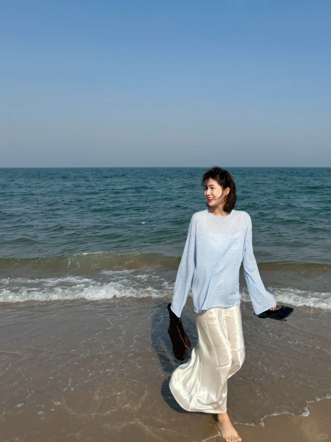 五一出游穿搭|海边和蓝白色系很配哟