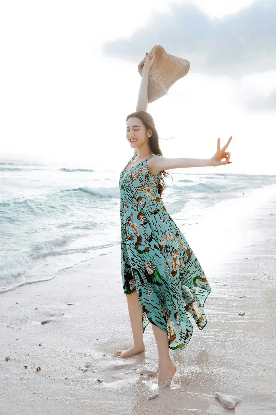 热巴9套海边美照合集