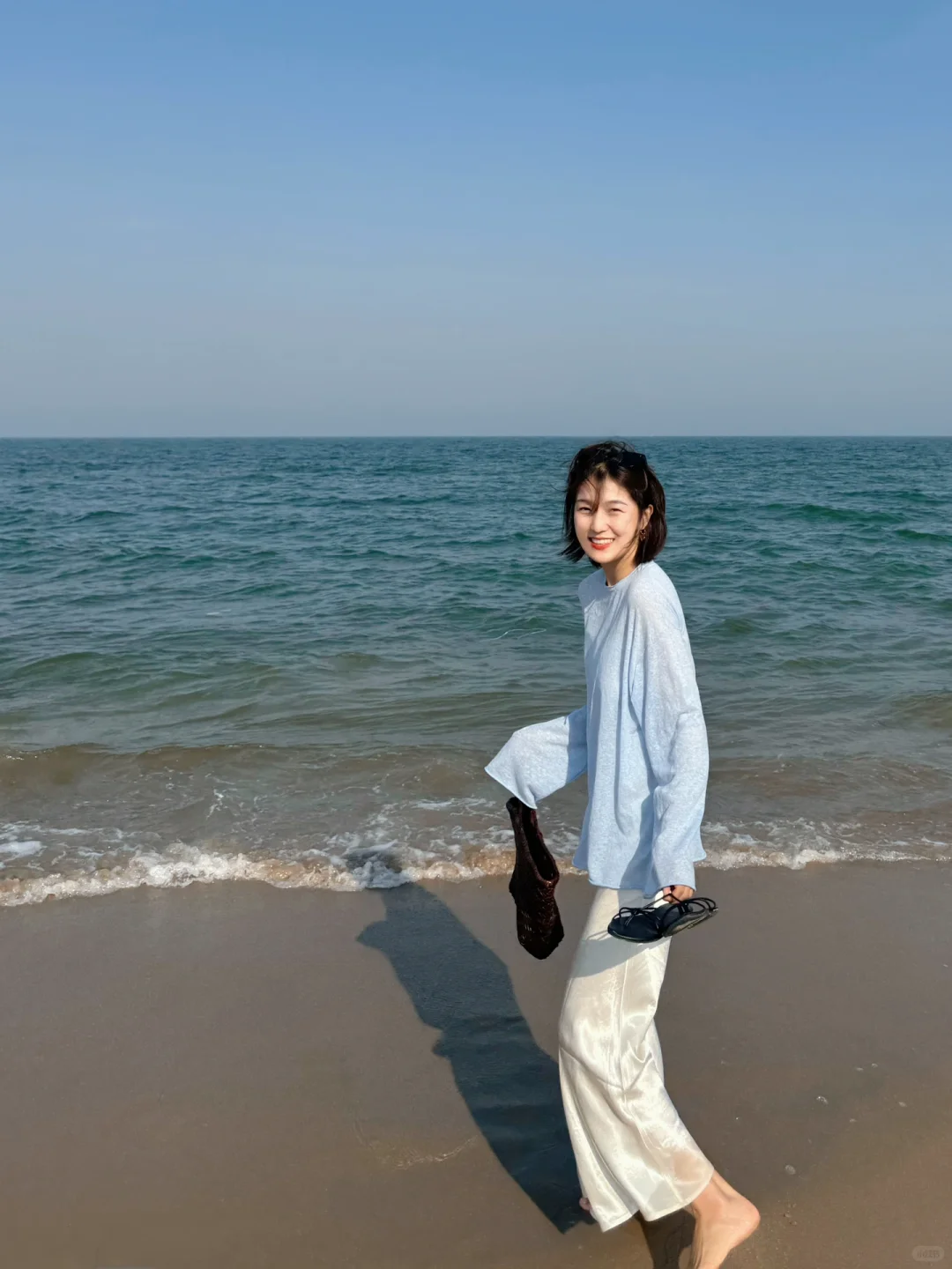 五一出游穿搭|海边和蓝白色系很配哟