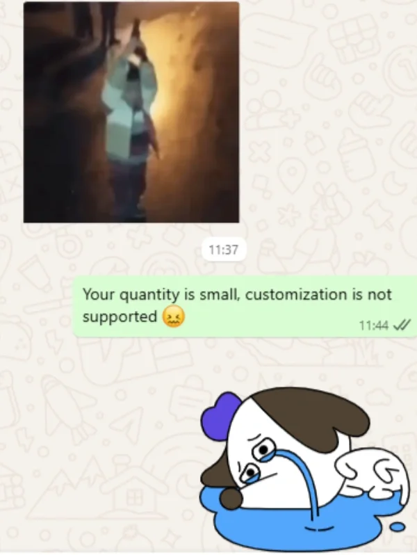 国外客户：你不卖我就崩了你