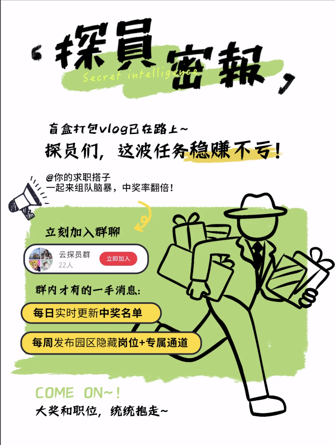 ✨ 云南!昆明!探员召集令!首期任务发布