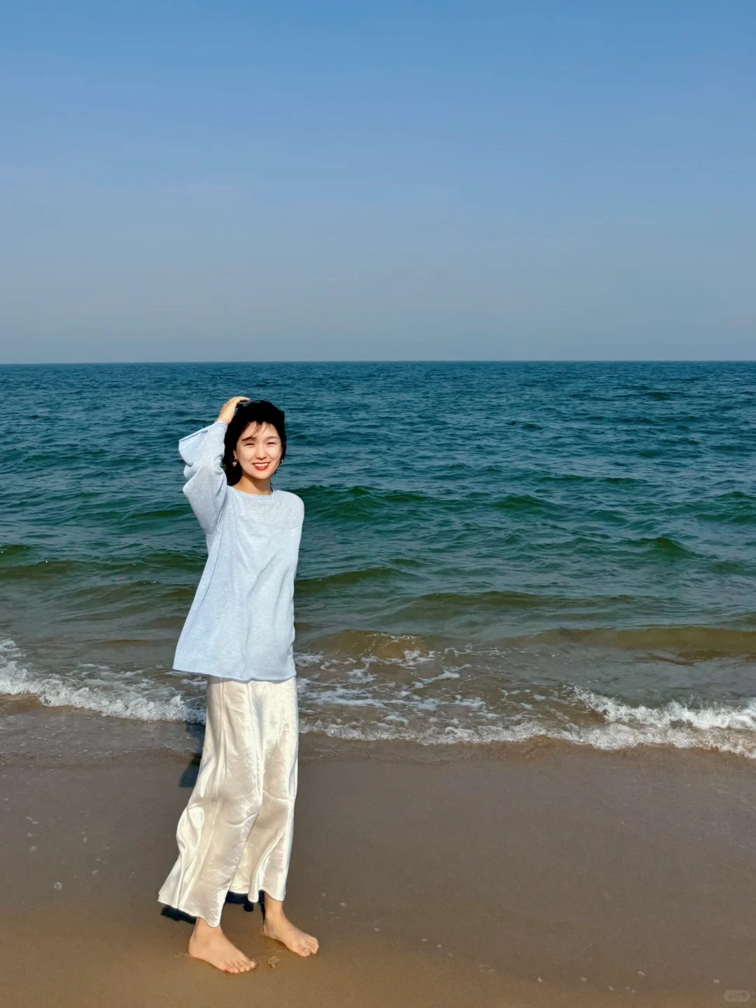 五一出游穿搭|海边和蓝白色系很配哟