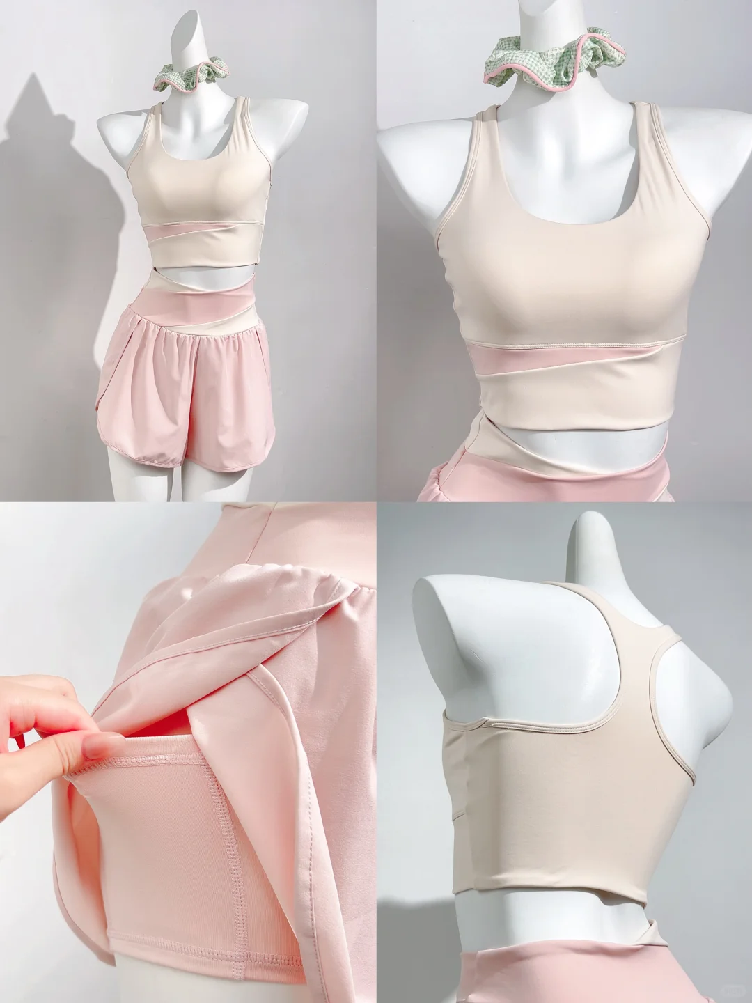 炒鸡好看又好穿的粉系瑜伽服!?49吸睛炸弹