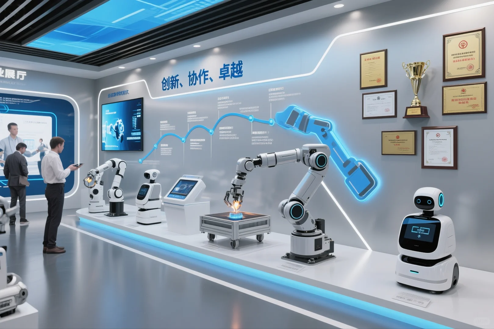047|AI-100套展厅案例|机器人技术行业