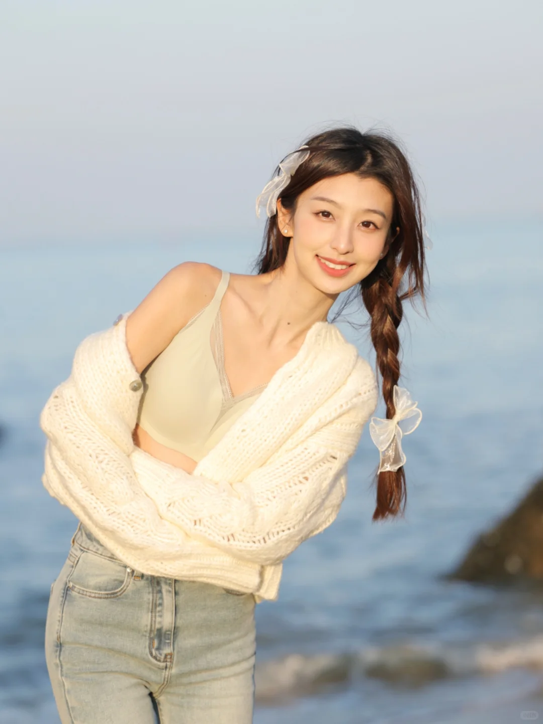 来海边实现穿衣自由
