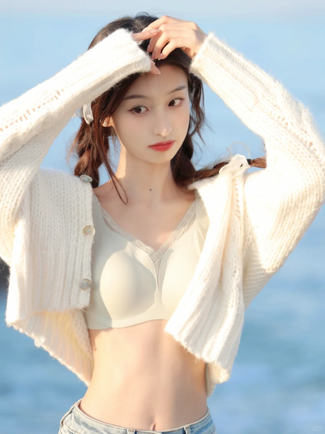 来海边实现穿衣自由