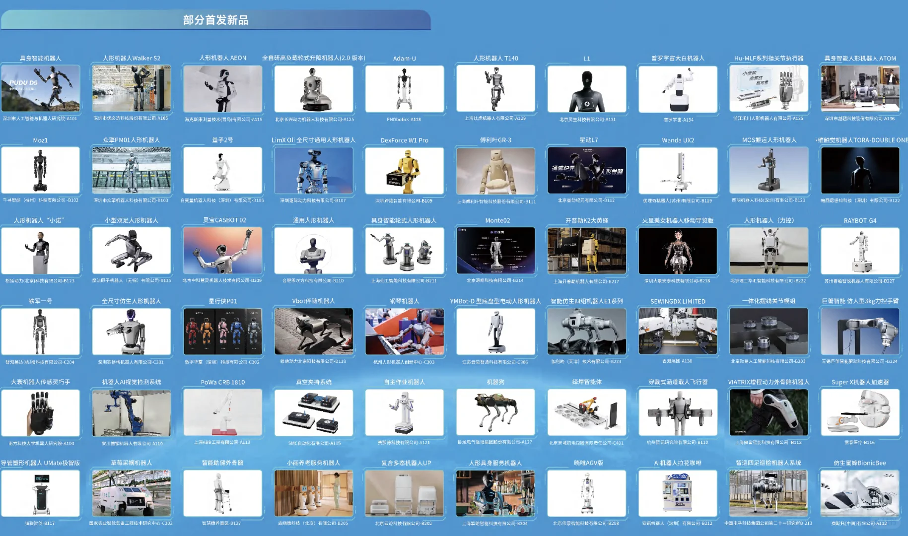 观众指南|2025世界机器人博览会路线图展品