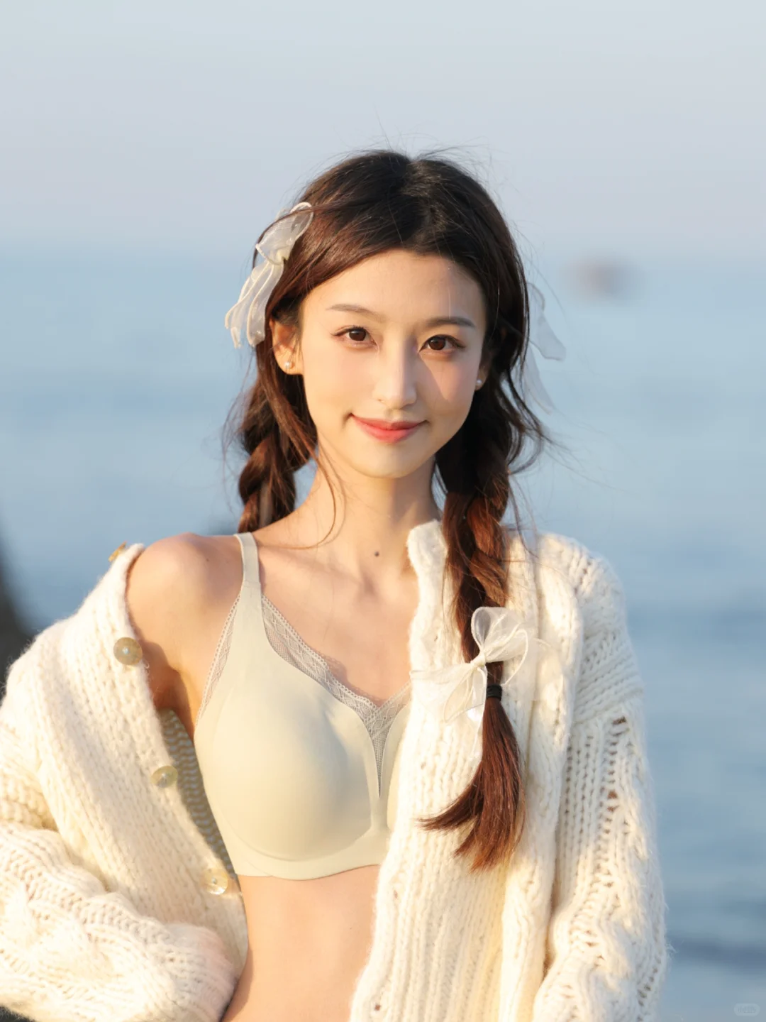 来海边实现穿衣自由
