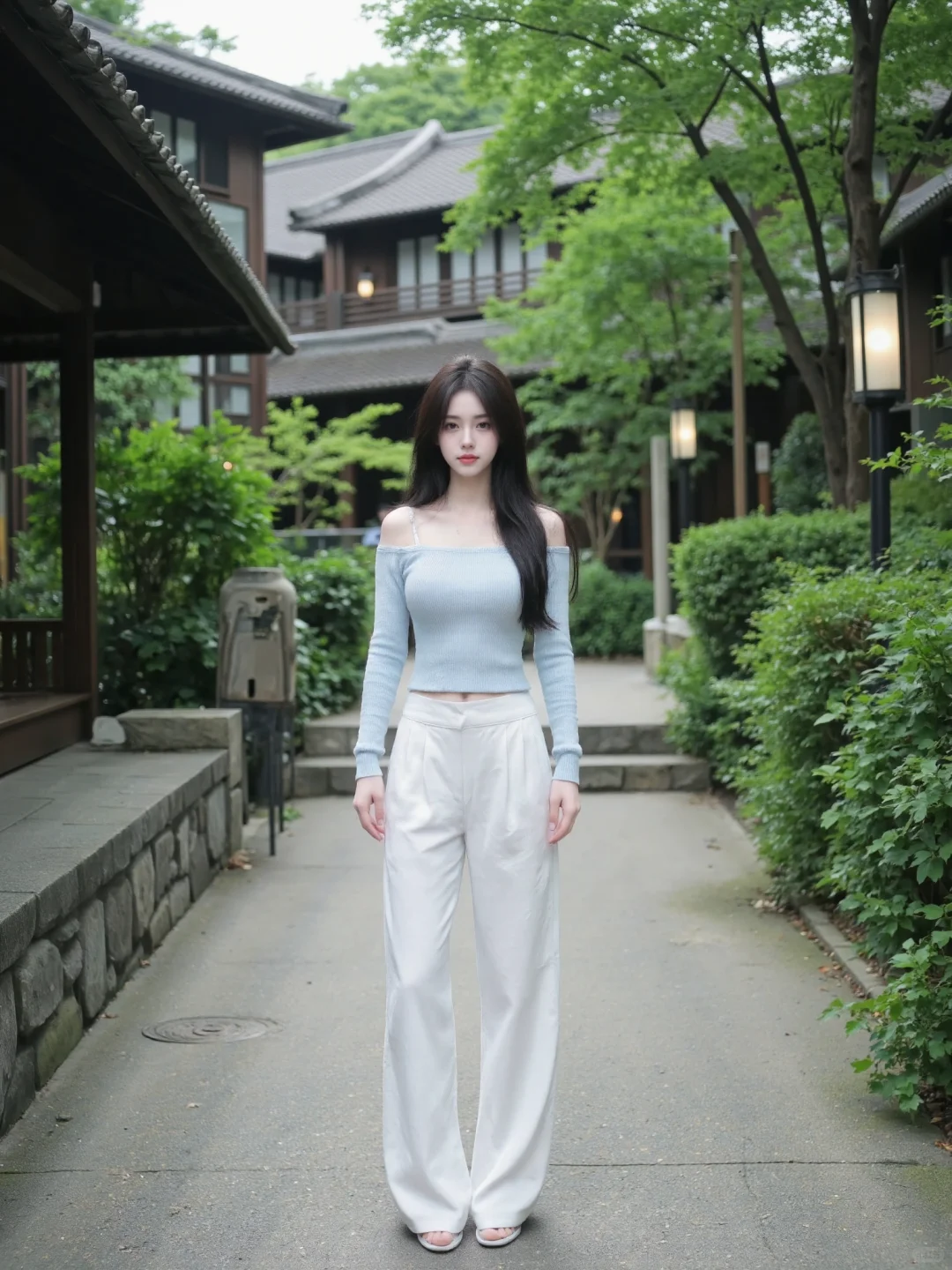美女说话只说一半，不知道为
