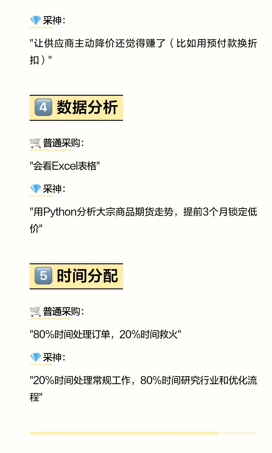 采购VS采神,月薪5K和50K的差距就在这6点