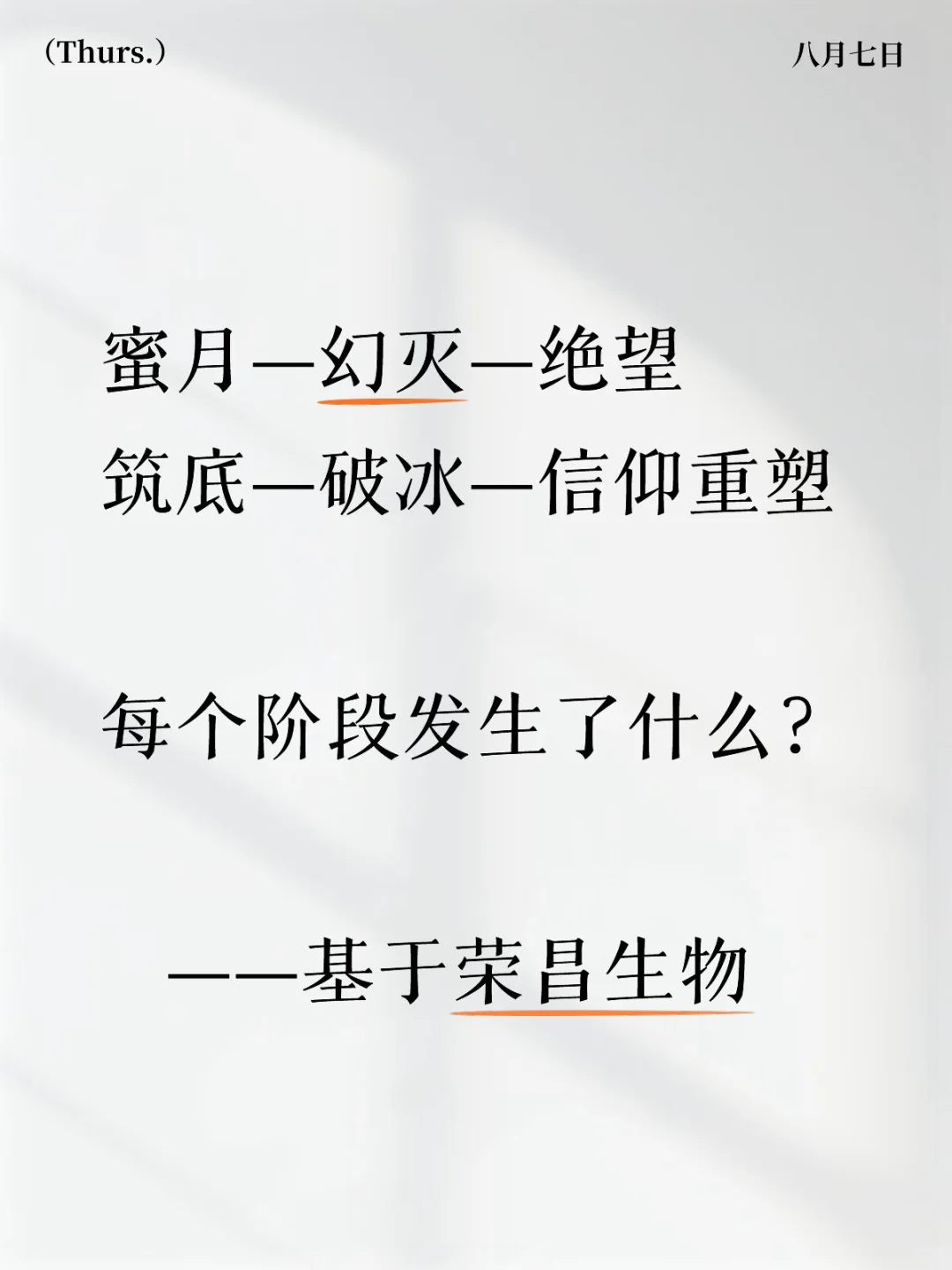 关键事件和主流持股人心态