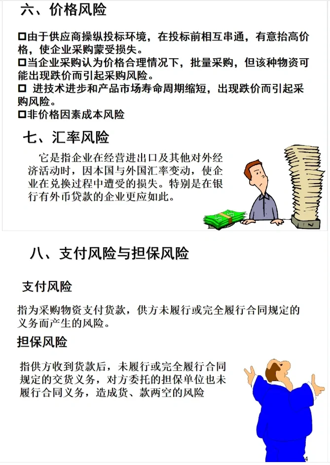 采购业务面临的十大风险