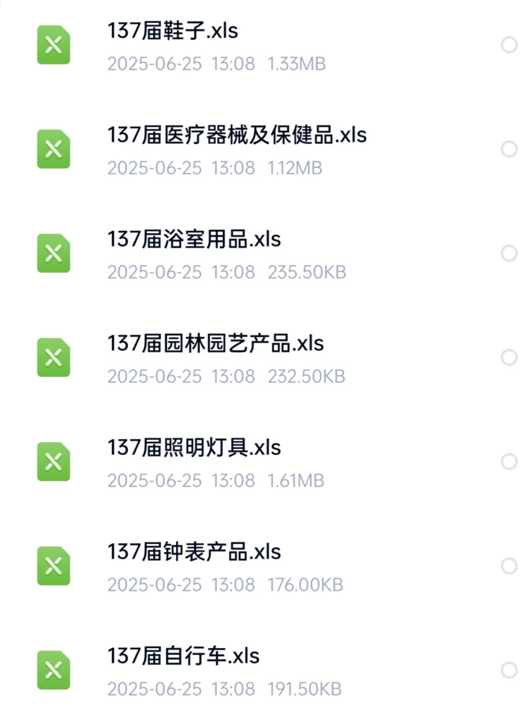 2025年广交会第137届境外采购商名录全行业