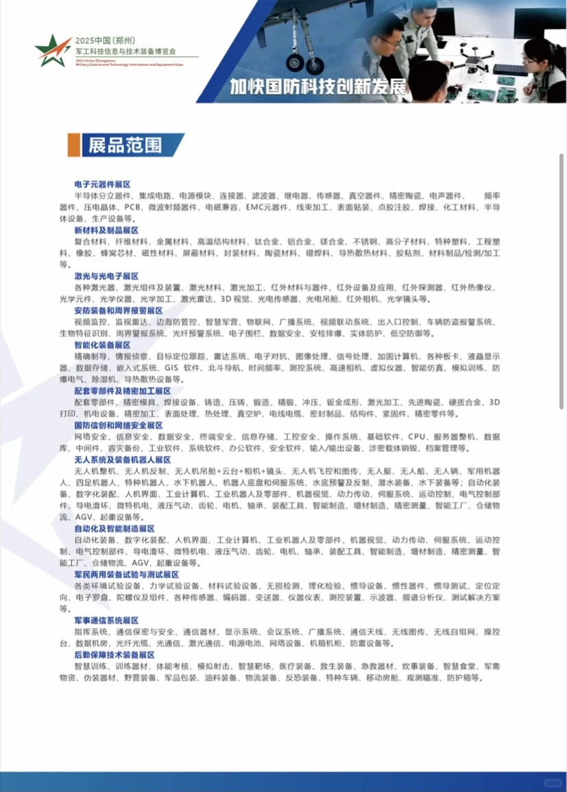 干货满满!军工展来了!