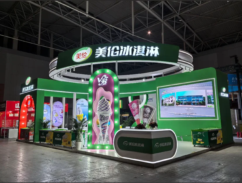 天津冰淇淋展展台!同行都在偷学的吸睛法则