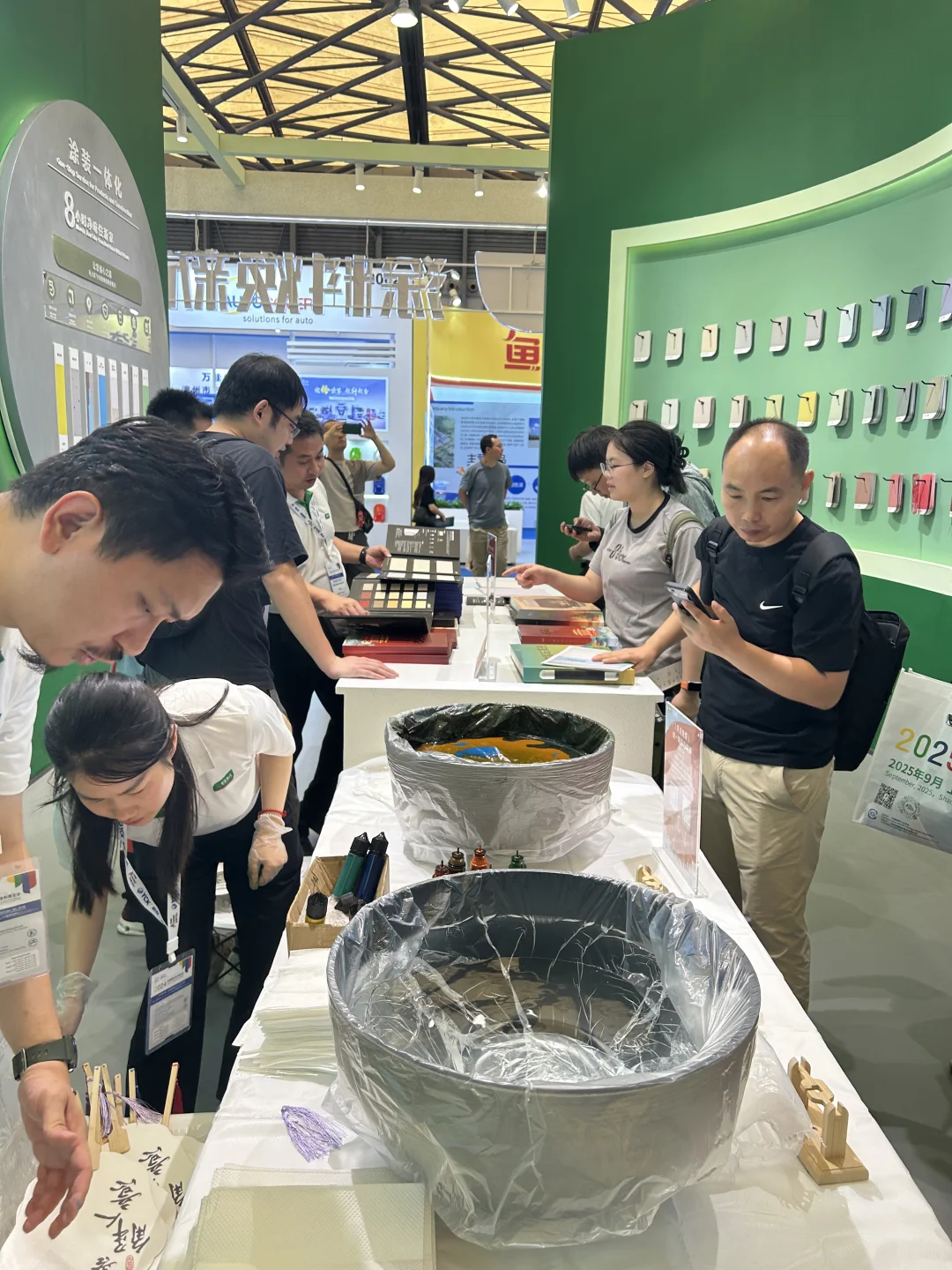 参加涂博会啦
