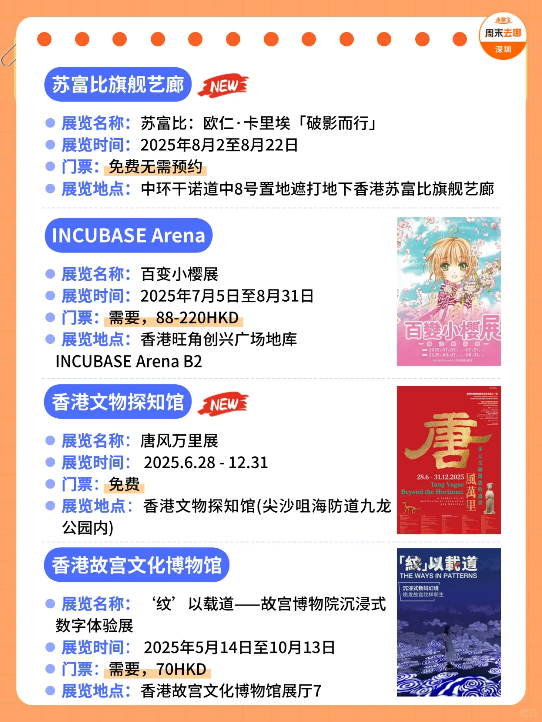 香港8月看展指南?这38个展错过真的会哭