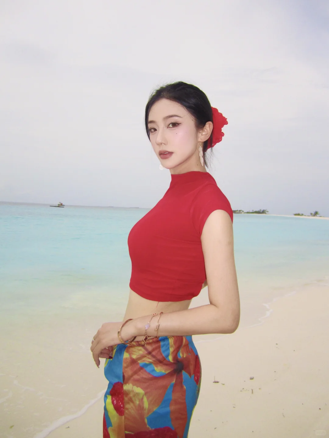 存一些海边穿搭?️