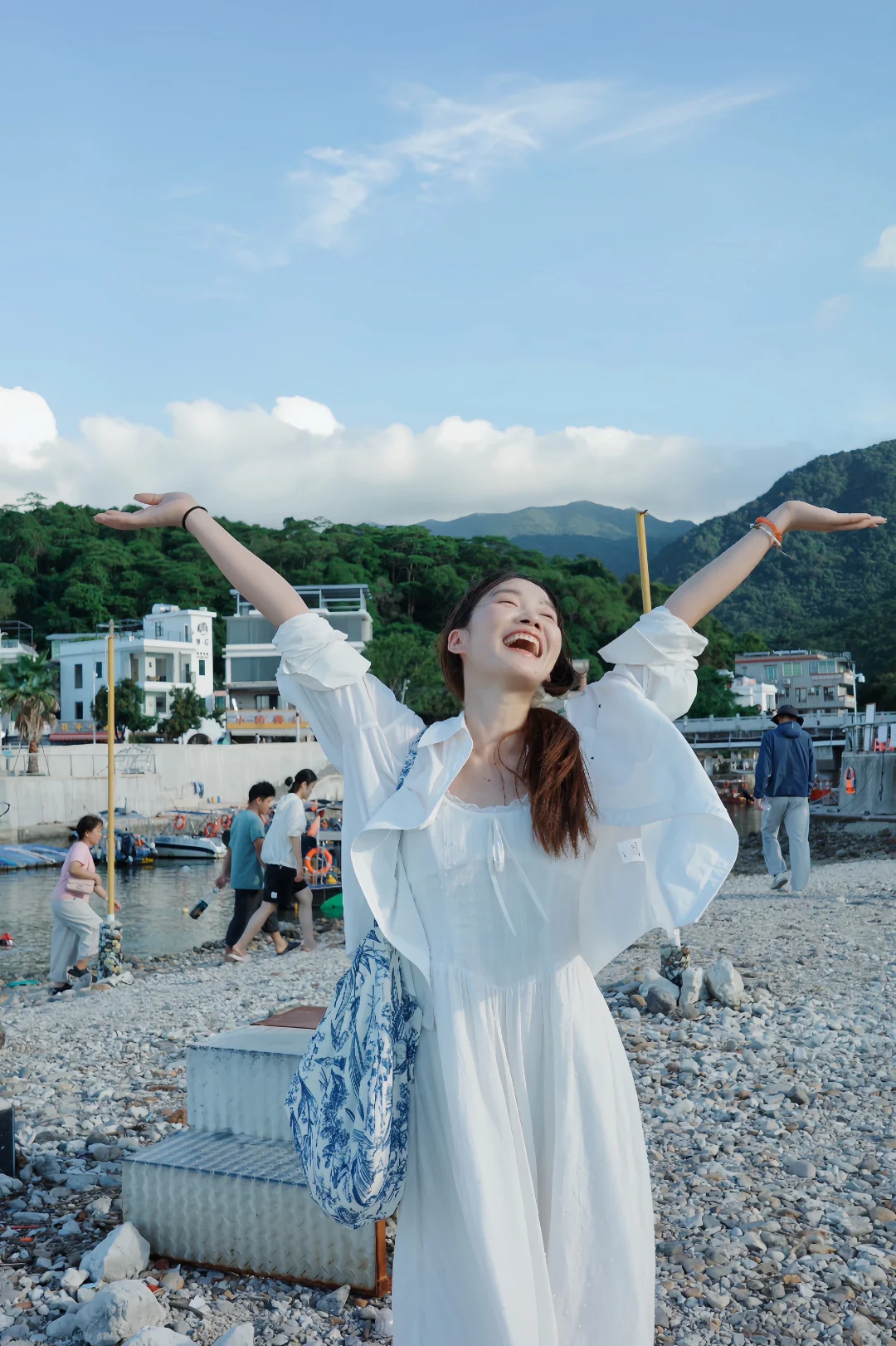 海边拍照一定要试试三拼图