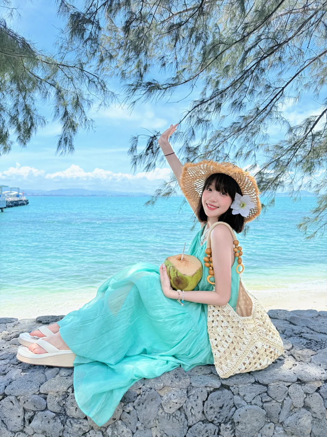 6.19三亚实况☀️西岛真有让人变漂亮的魔法!!