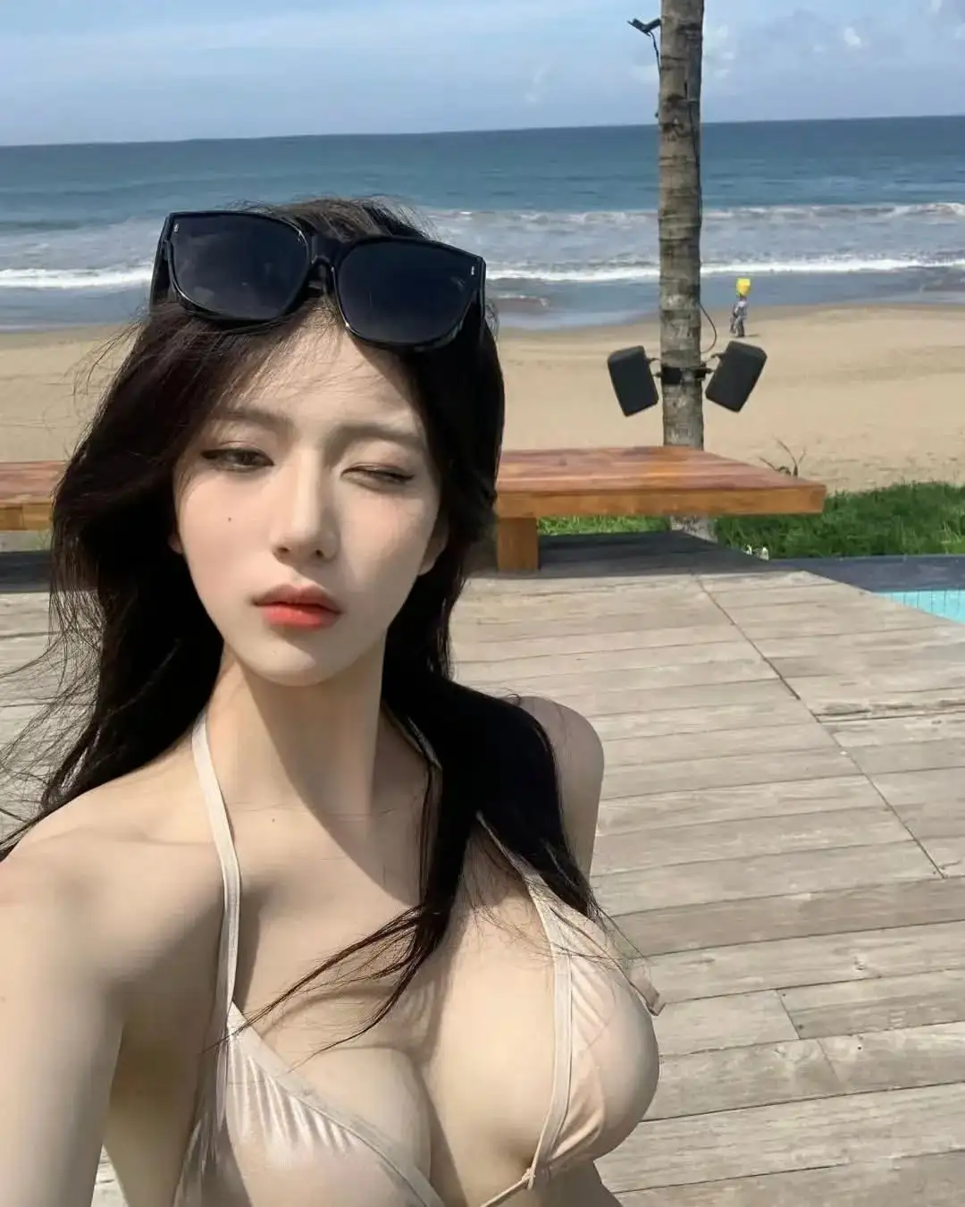 在海边怎么拍都好看！?