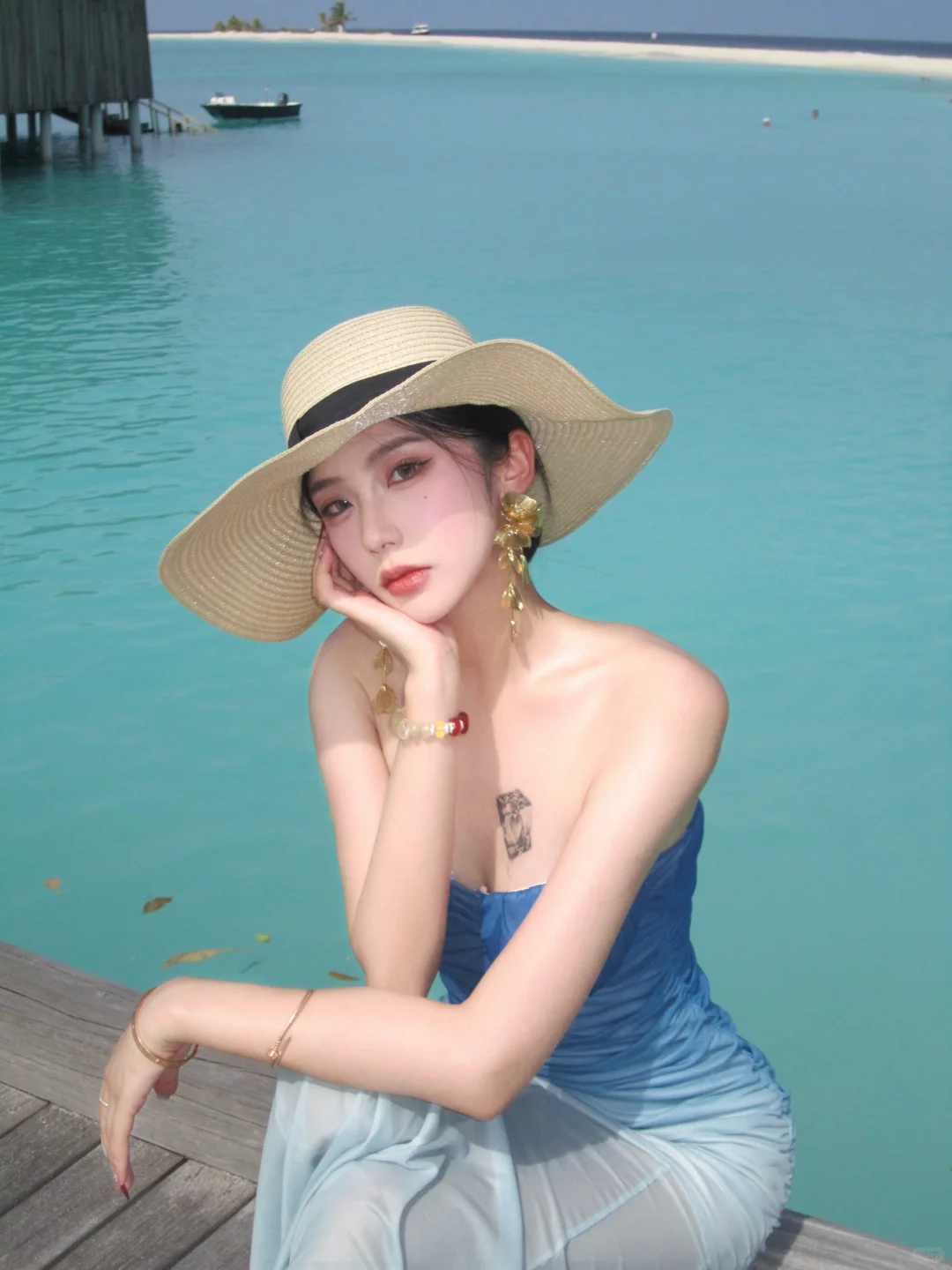 存一些海边穿搭?️