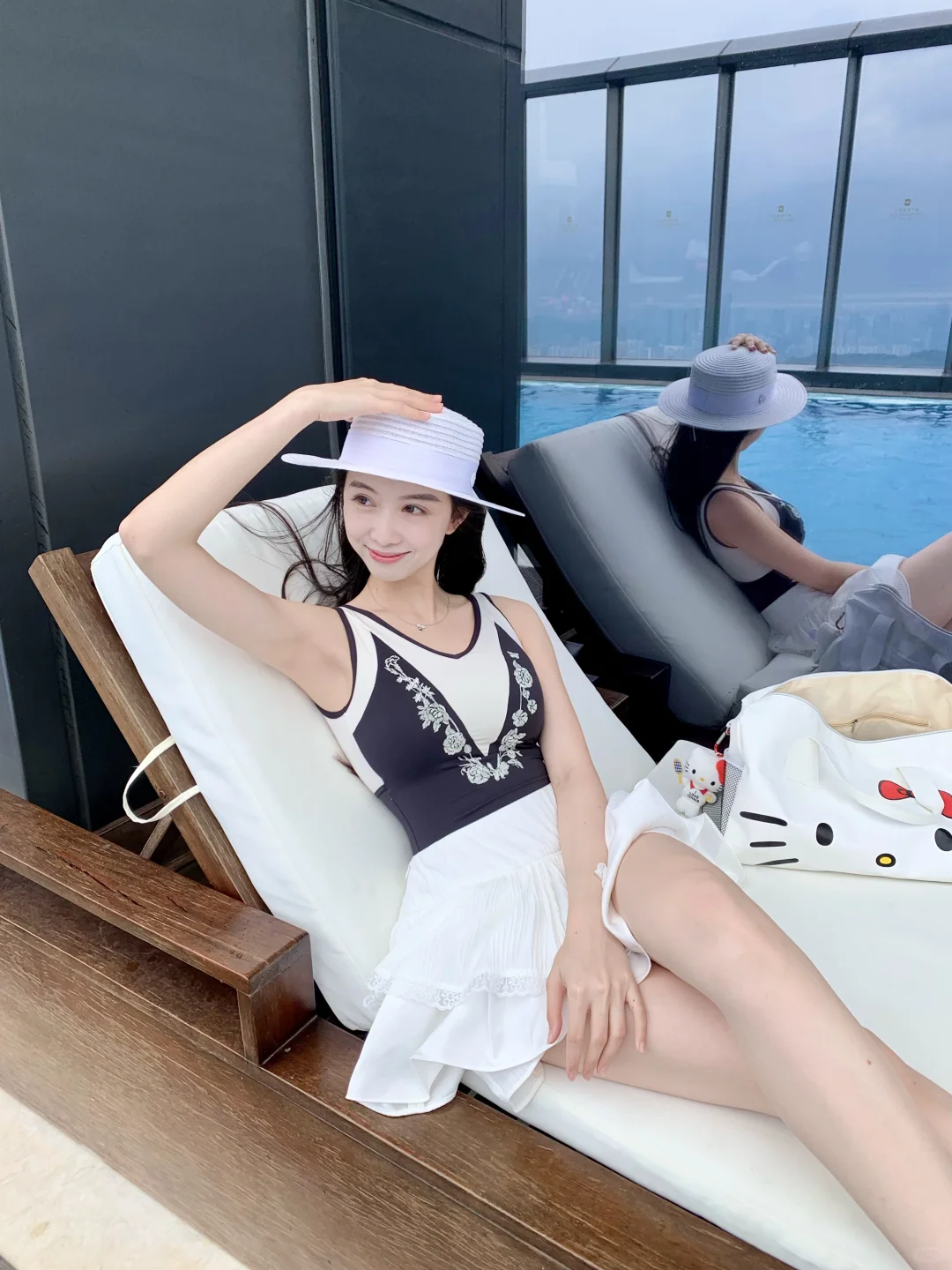 台风来了我游泳
