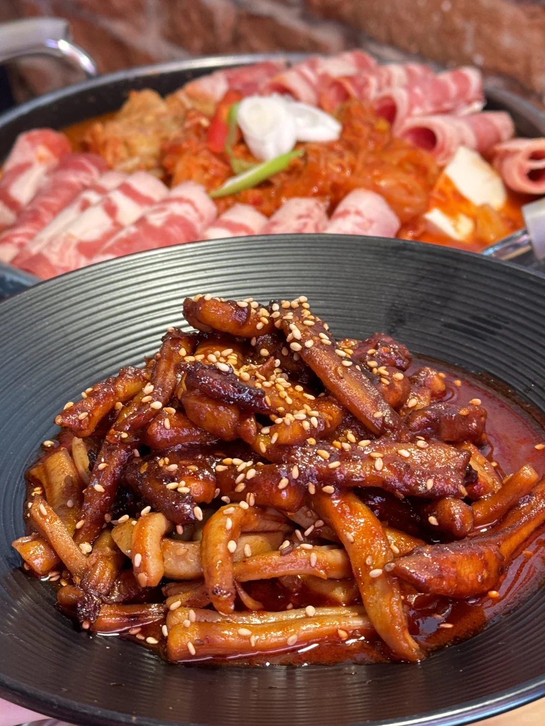 邯郸的冬日泡菜肥牛火锅