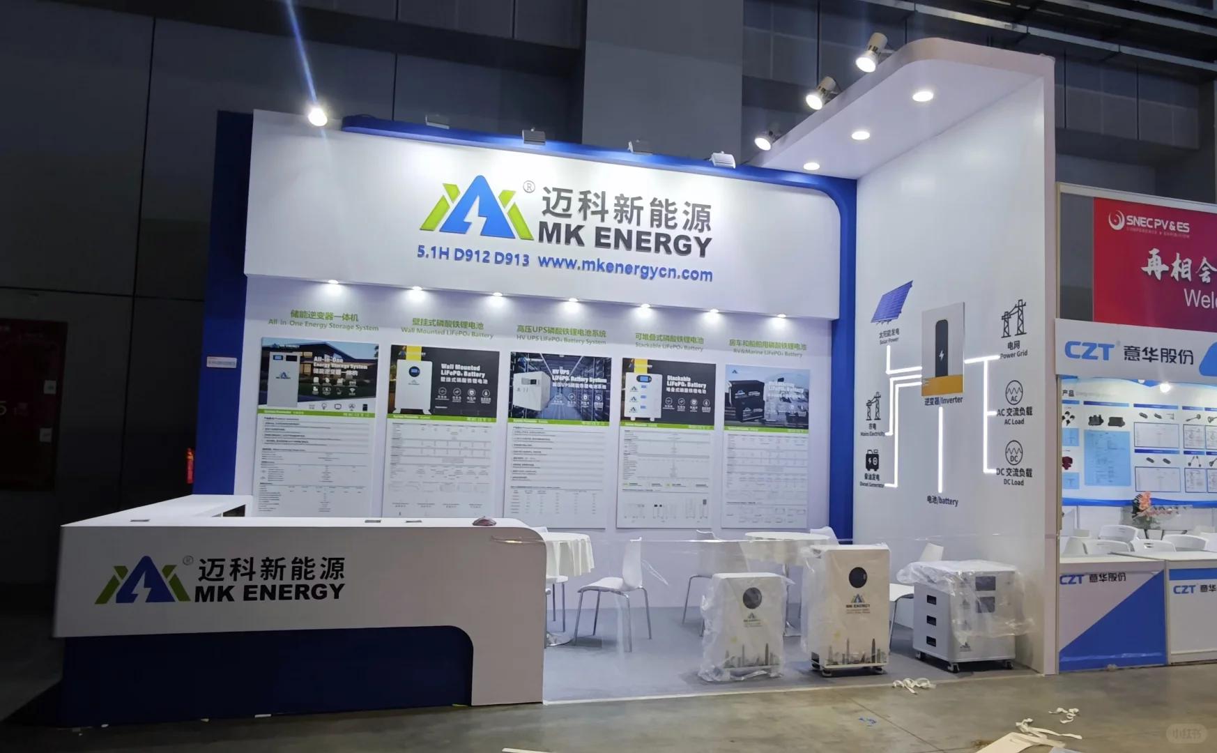 展会展台现场图来喽！??后有工厂实景