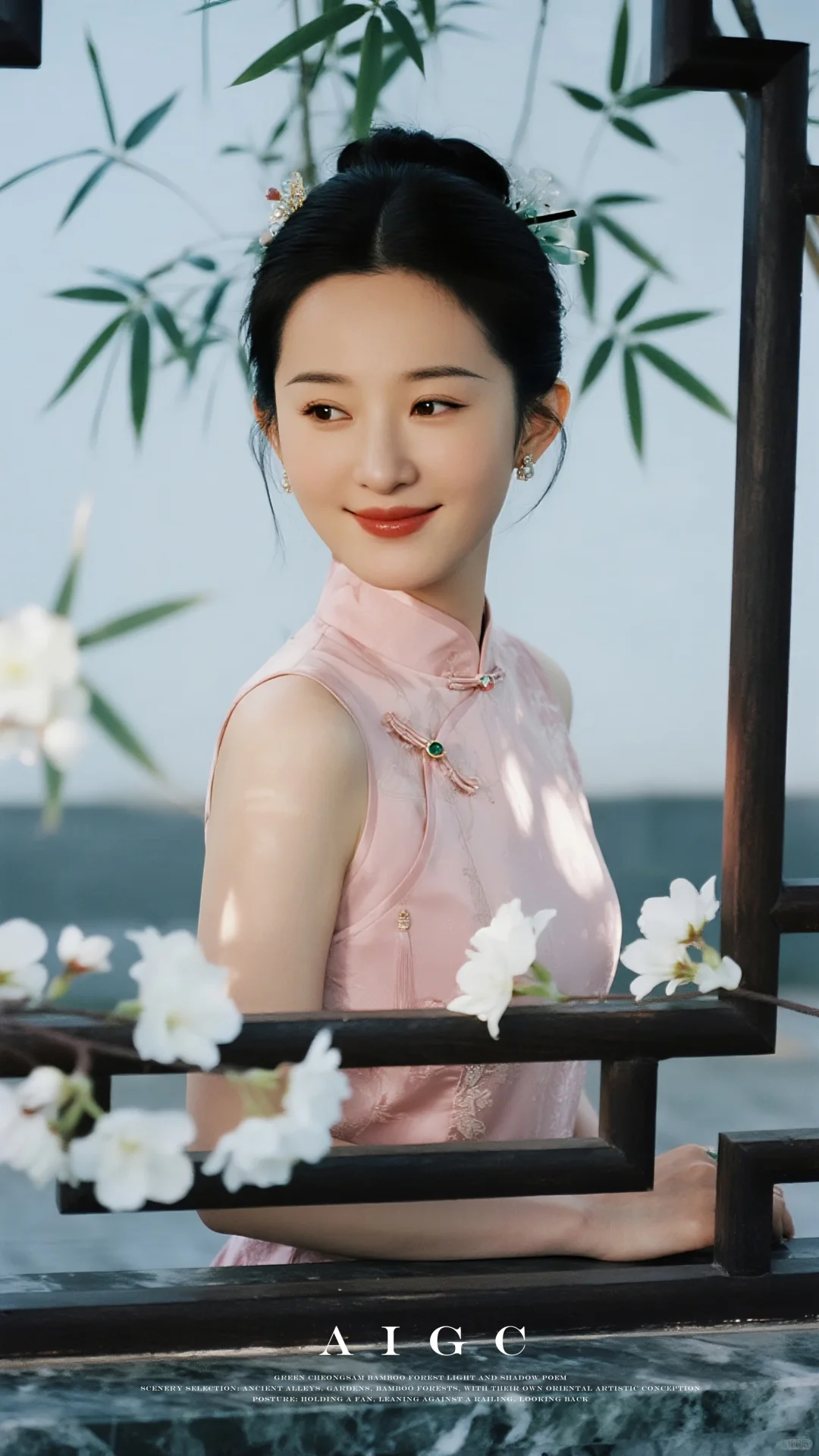 ?花非花雾非雾｜粉旗袍里藏着的温柔哲学