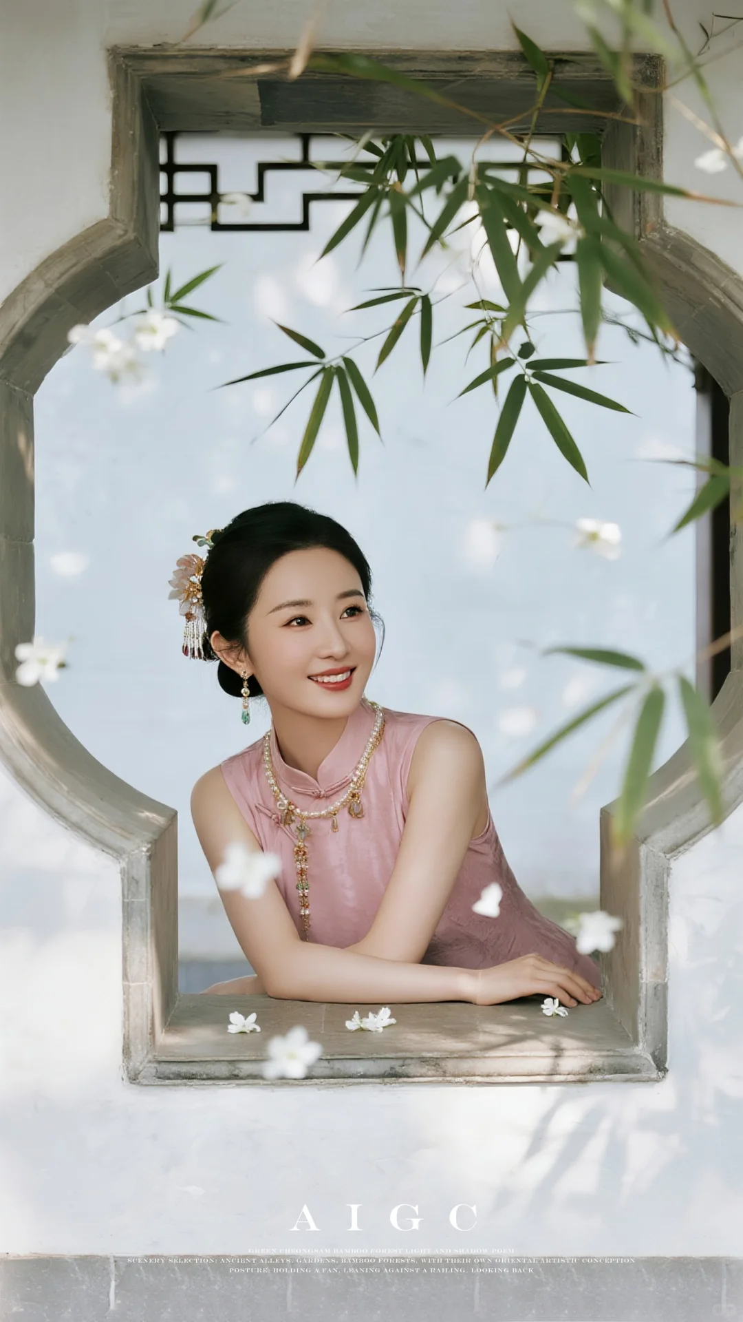 ?花非花雾非雾｜粉旗袍里藏着的温柔哲学