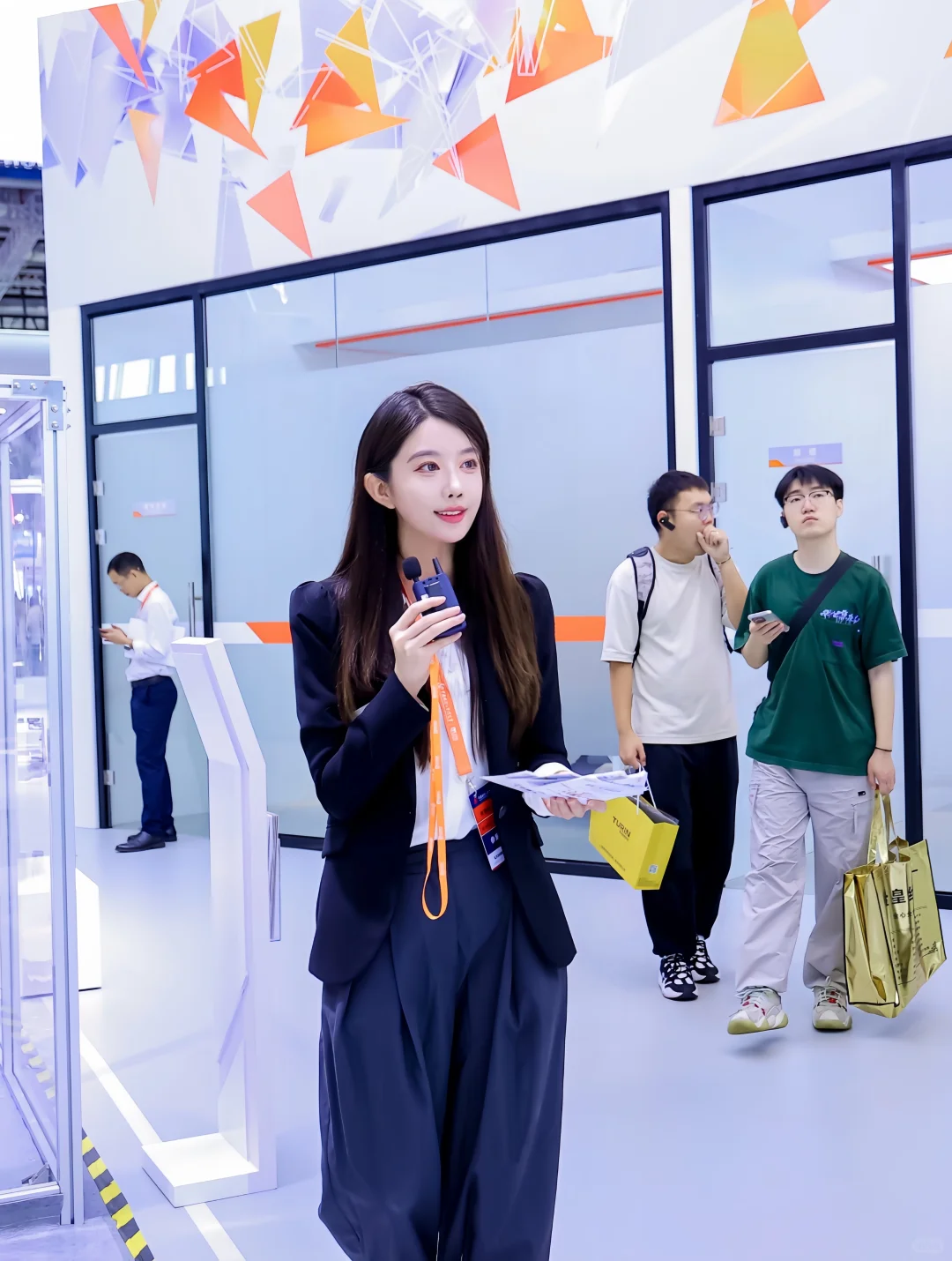在工博会和世界巨星波尔同框啦