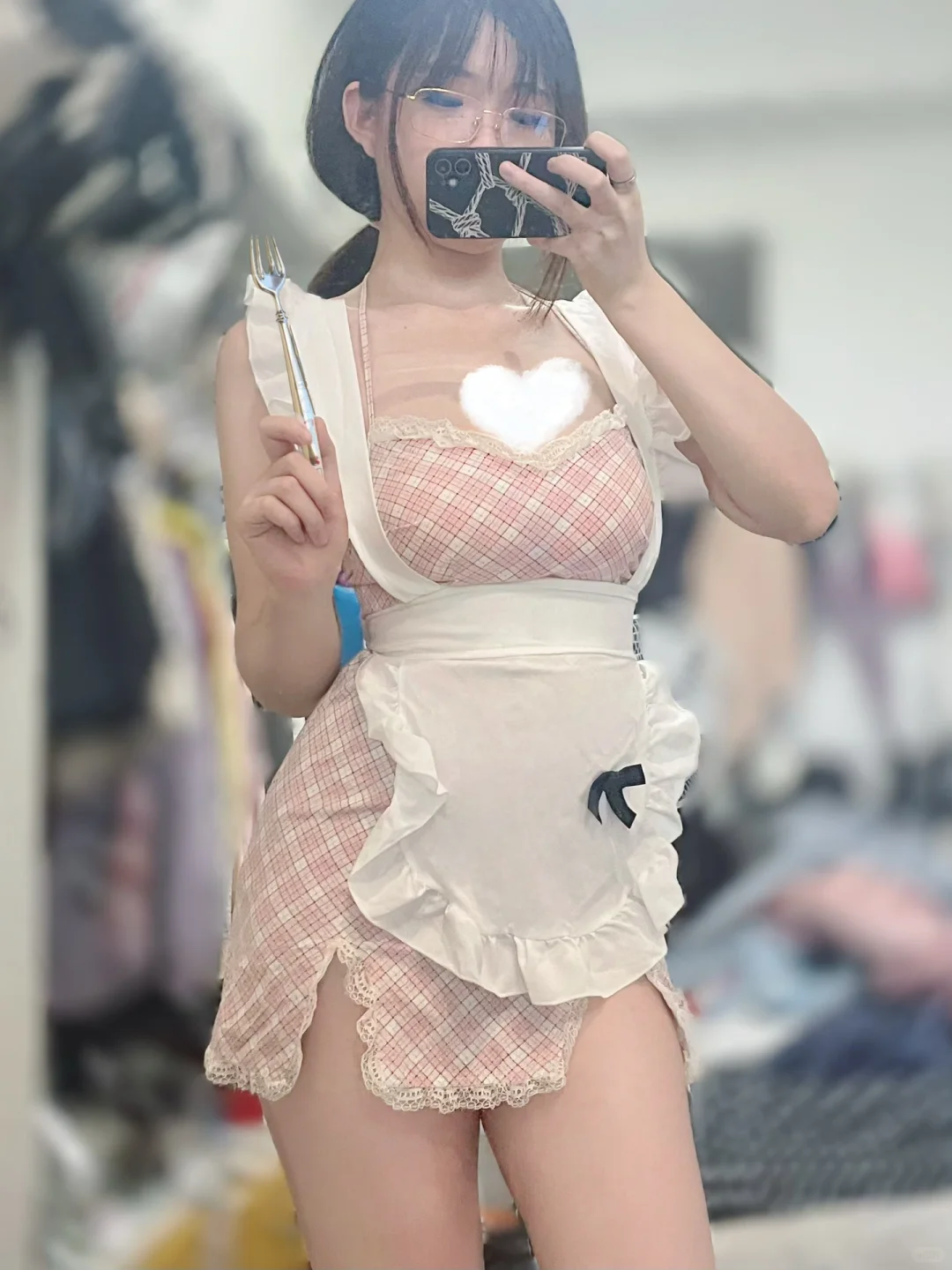 粉红小女仆