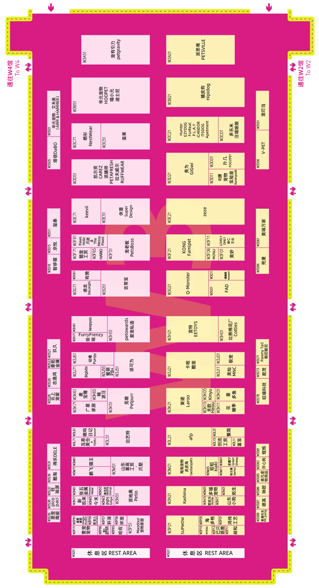 2025亚宠展 高清展位图来啦！