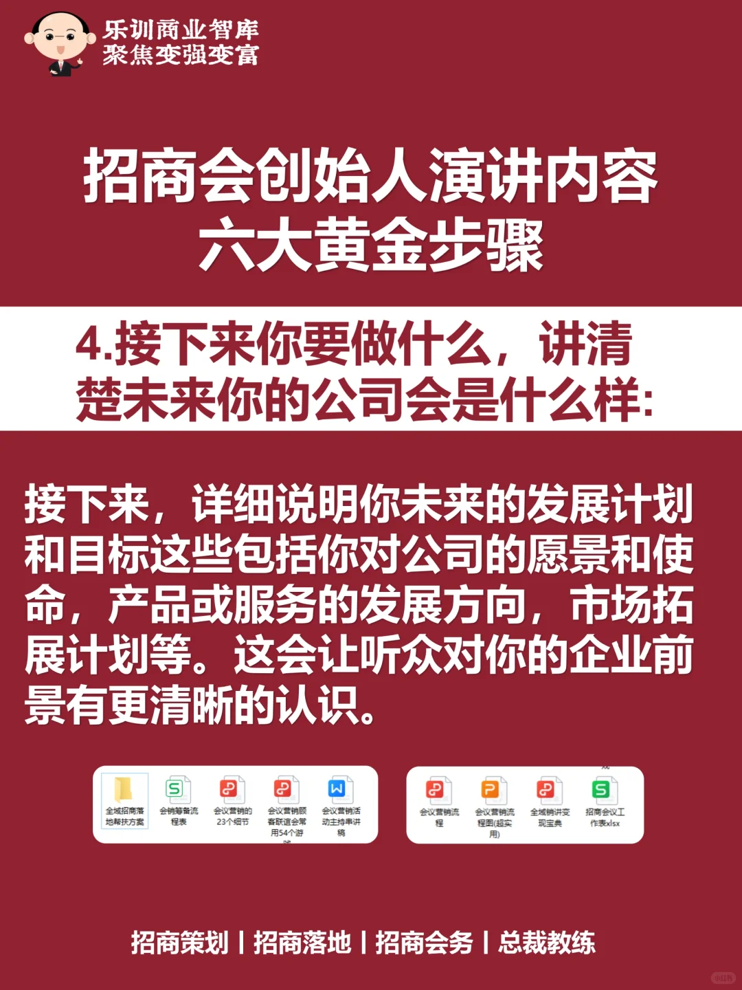 招商会上不知道怎么开口？6步带你轻松上阵