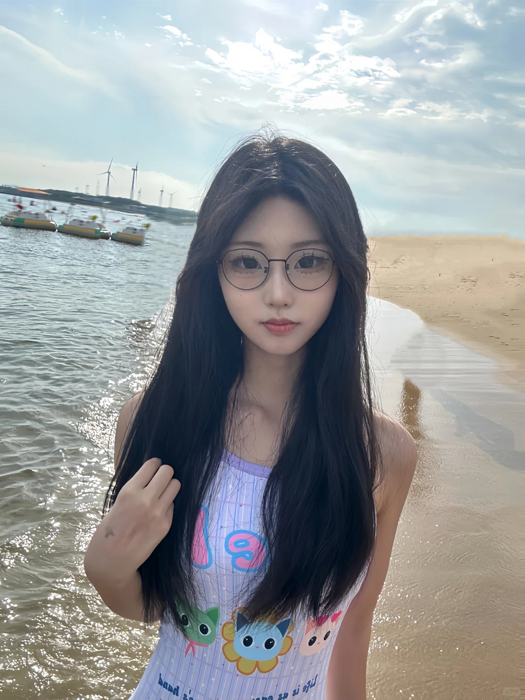 好漂漂的泳衣呀