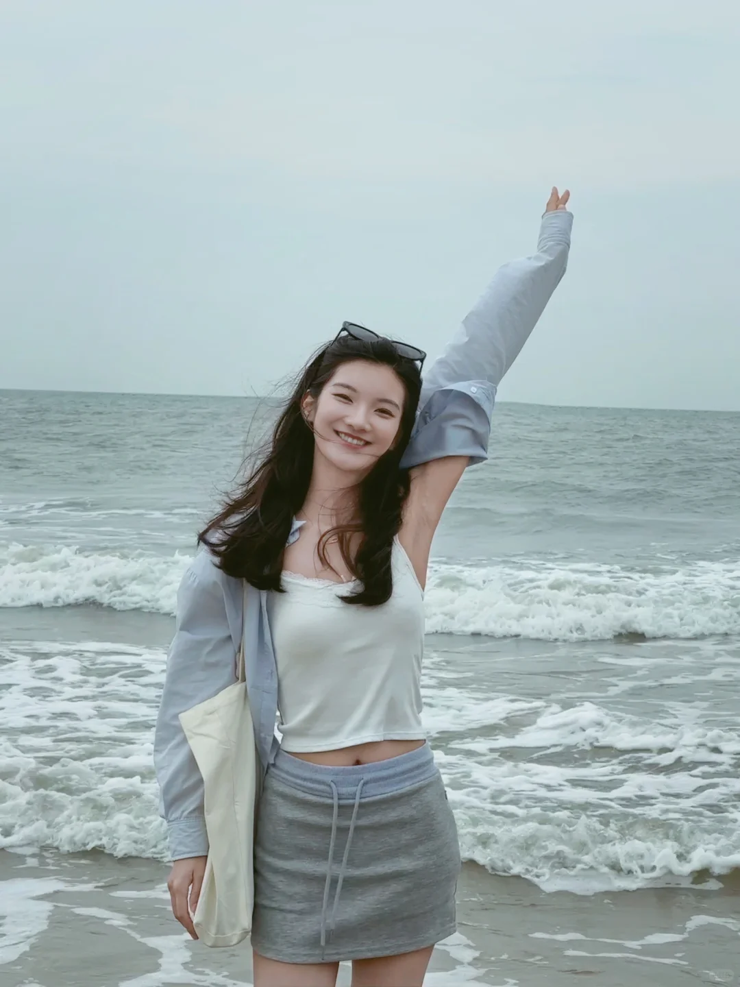 阴天☁️海边?️日照