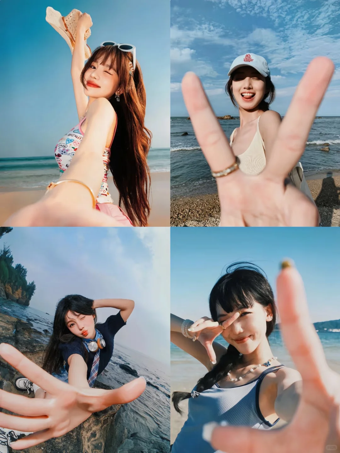 ?海边氛围感拍照姿势合集｜速成攻略！