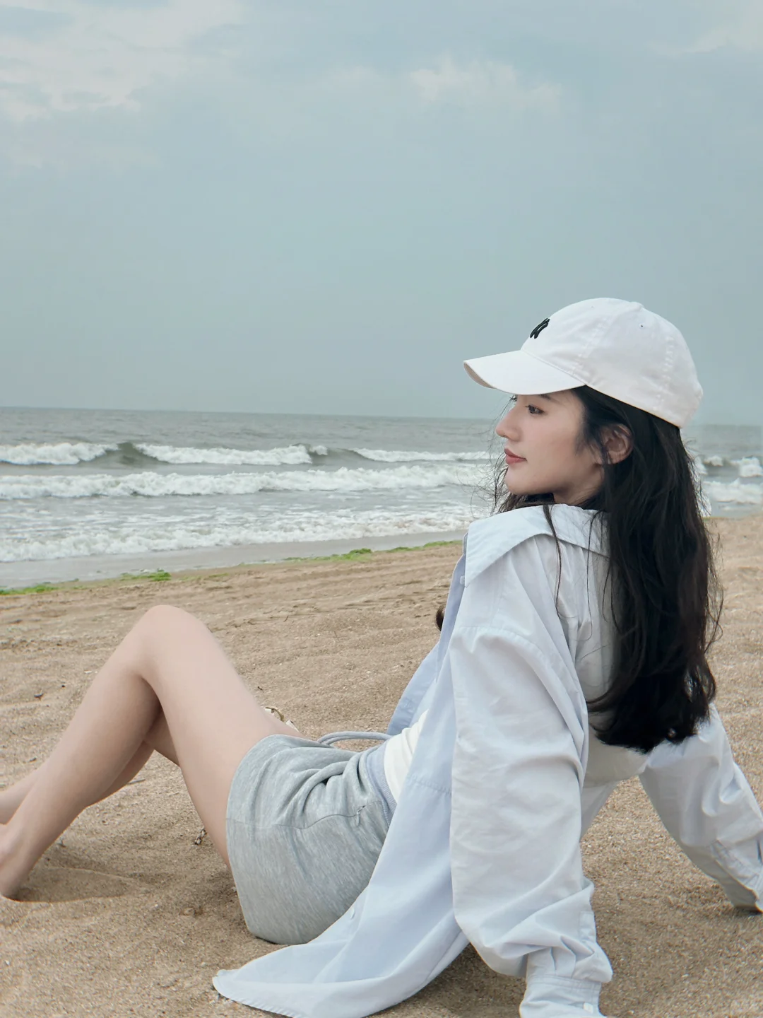 阴天☁️海边?️日照